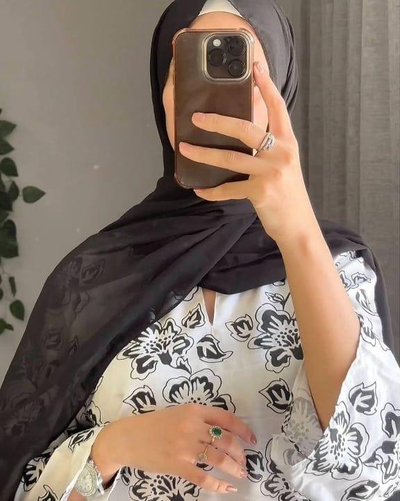 2 Pcs Women's Stitched Linen Block Printed Shirt And Trouser