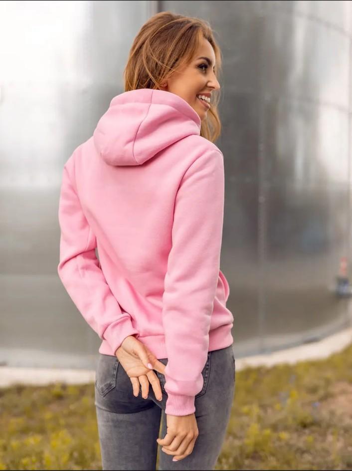 Women's Stitched Fleece Printed Pullover Hoodie