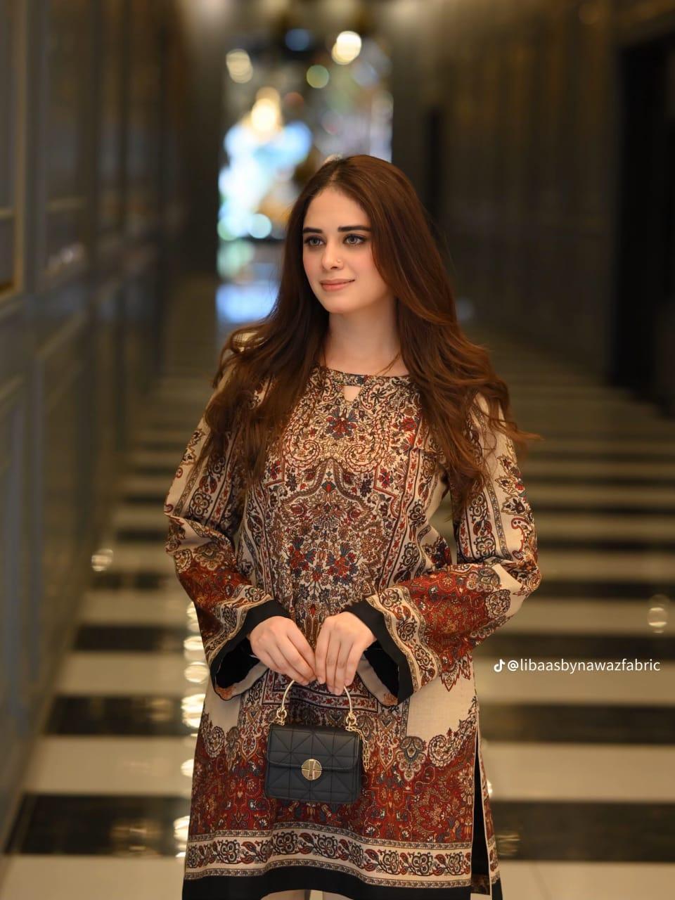 Stunning Women's Stitched Co-Ord Set in Multicolor Lawn with Digital Print - 2 Pcs