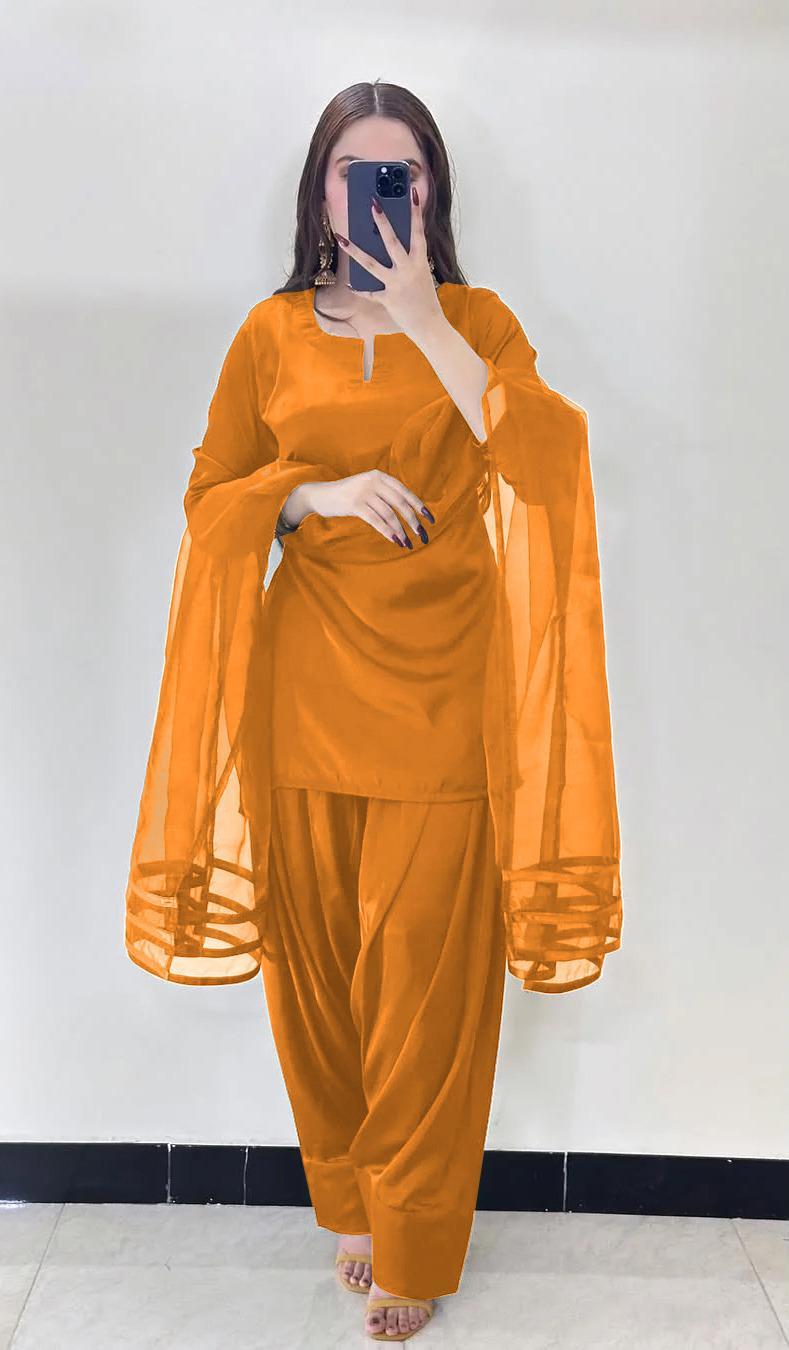 Event function plain 3 Pcs Women's Stitched Plain Suit