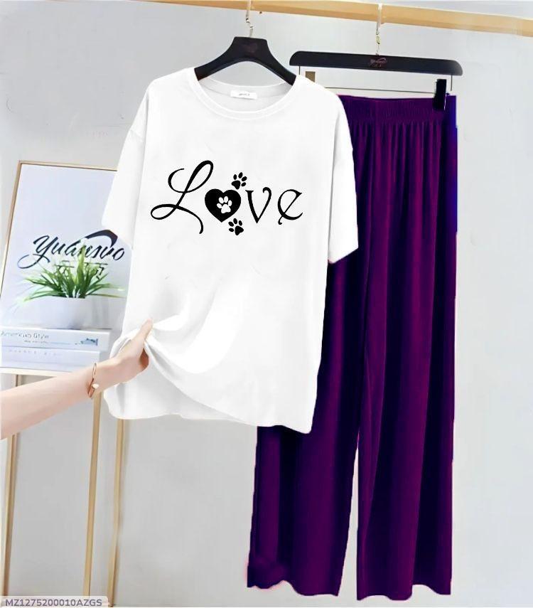 *Product Name*: 2 Pcs Women's Stitched Cotton Jersey Printed Night Suit